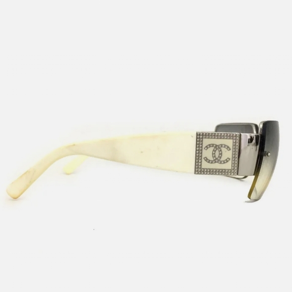 CHANEL 62□15 CC LOGO CREAM SUNGLASSES/R2842 - Picture 4 of 12